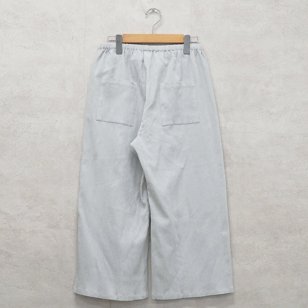 Branch m‘.,ブランチエム,ナチュラル,30代,40代,50代,60代,コットン,綿,ゆったり,パンツ,ワイドパンツ,ストレートパンツ,ぺチパンツ,高島ちぢみ,楊柳,セットアップ