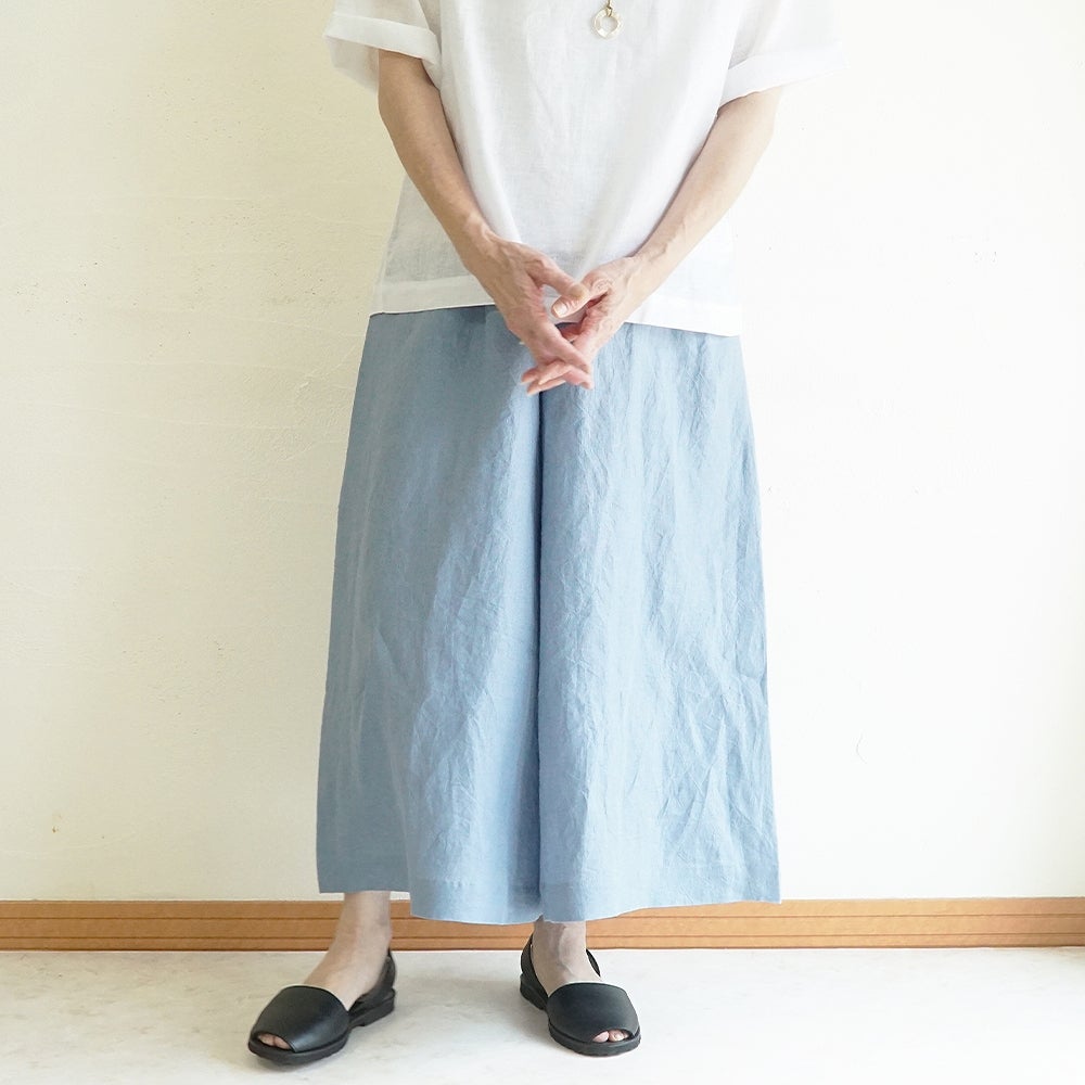 Branch m‘.,ブランチエム,ナチュラル,30代,40代,50代,60代,コーデセット,コーディネートセット,セット売り,ゆったり,リネン,プルオーバー,ブラウス,Tシャツ,プルオーバーブラウス, ,パンツ,リネン,リネンパンツ,ワイドパンツ,ギャザーパンツ
