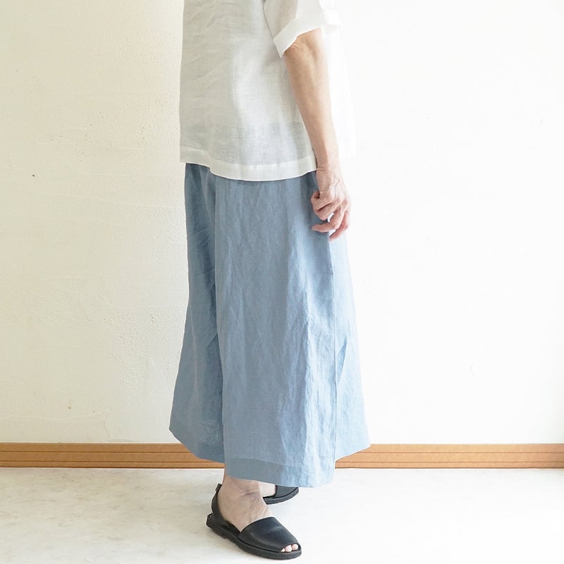 Branch m‘.,ブランチエム,ナチュラル,30代,40代,50代,60代,コーデセット,コーディネートセット,セット売り,ゆったり,リネン,プルオーバー,ブラウス,Tシャツ,プルオーバーブラウス, ,パンツ,リネン,リネンパンツ,ワイドパンツ,ギャザーパンツ