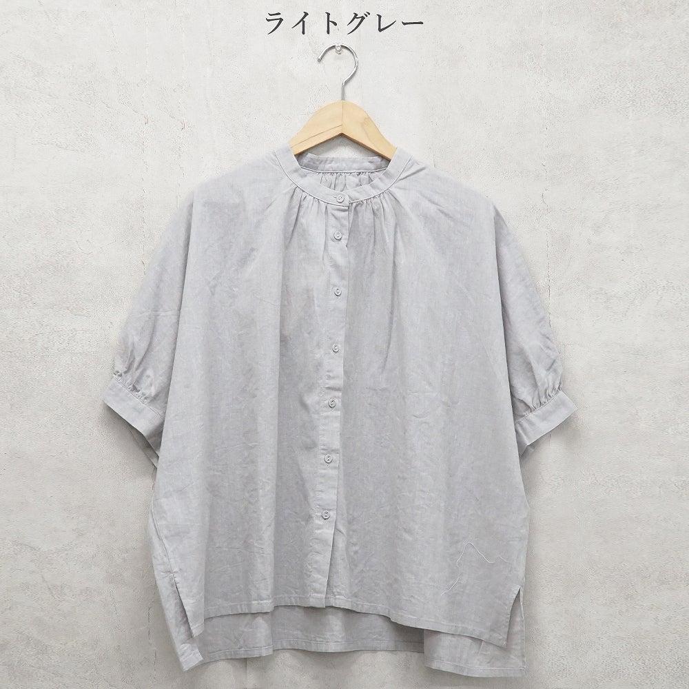 Branch m‘.,ブランチエム,ナチュラル,30代,40代,50代,60代,コットンリネン,ゆったり,ブラウス,綿麻ブラウス,ドルマンブラウス,プルオーバー,プルオーバーブラウス,チェック,チェックブラウス
