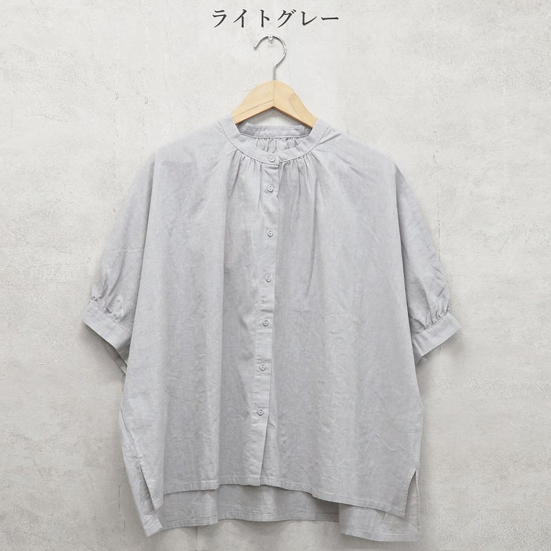 Branch m‘.,ブランチエム,ナチュラル,30代,40代,50代,60代,コットンリネン,ゆったり,ブラウス,綿麻ブラウス,ドルマンブラウス,プルオーバー,プルオーバーブラウス,チェック,チェックブラウス