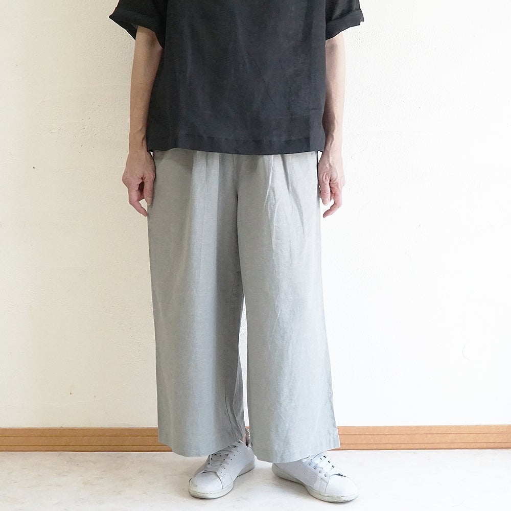 Branch m‘.,ブランチエム,ナチュラル,30代,40代,50代,60代,コットンリネン,ゆったり,パンツ,ワイドパンツ,ストレートパンツ