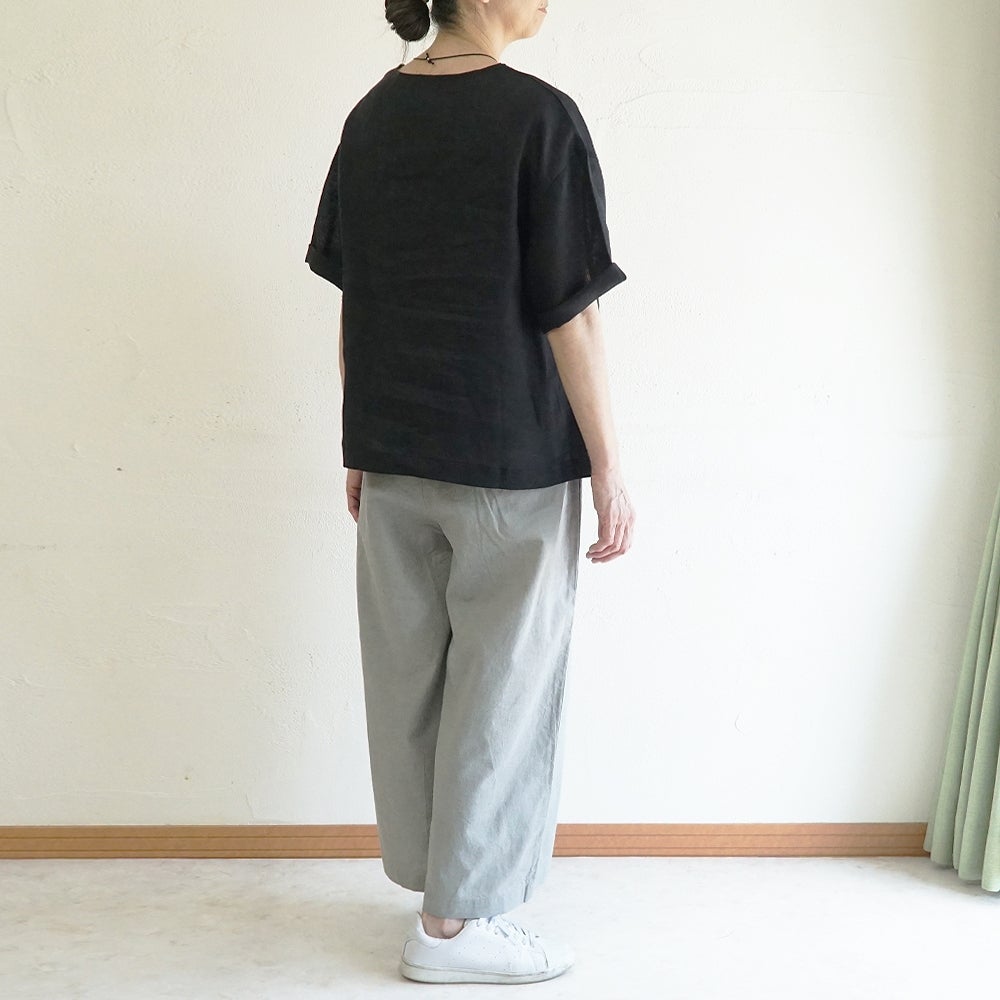 Branch m‘.,ブランチエム,ナチュラル,30代,40代,50代,60代,コットンリネン,ゆったり,パンツ,ワイドパンツ,ストレートパンツ