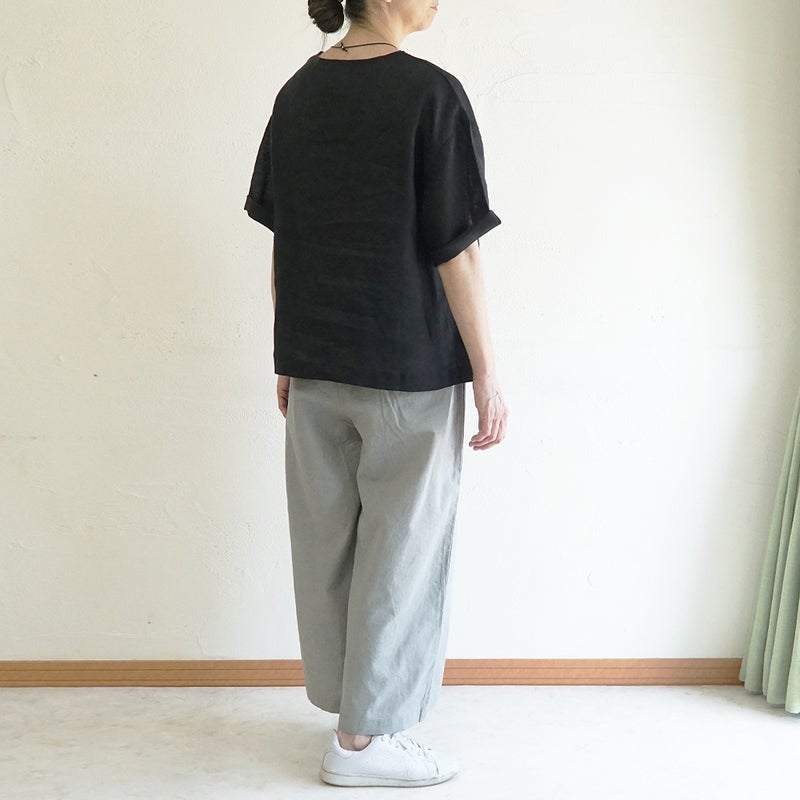 Branch m‘.,ブランチエム,ナチュラル,30代,40代,50代,60代,コットンリネン,ゆったり,パンツ,ワイドパンツ,ストレートパンツ
