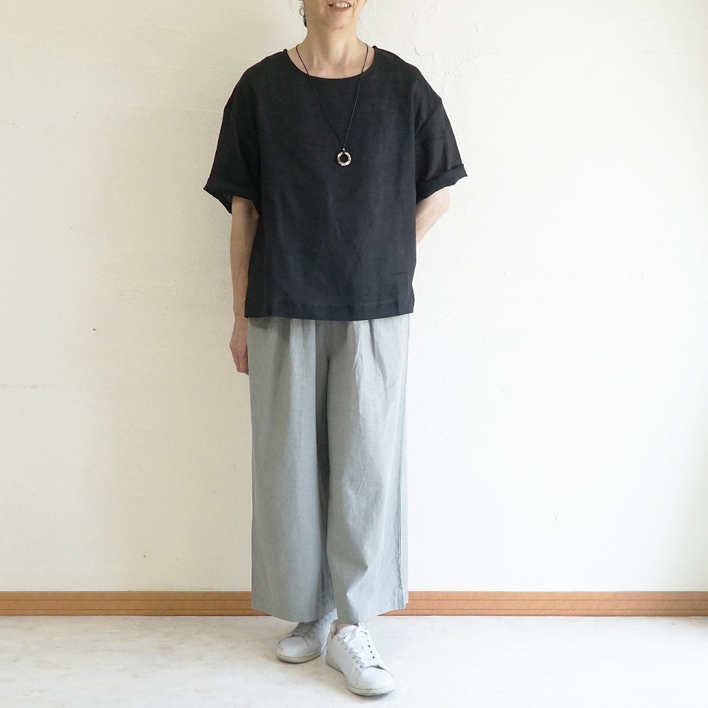 Branch m‘.,ブランチエム,ナチュラル,30代,40代,50代,60代,コットンリネン,ゆったり,パンツ,ワイドパンツ,ストレートパンツ