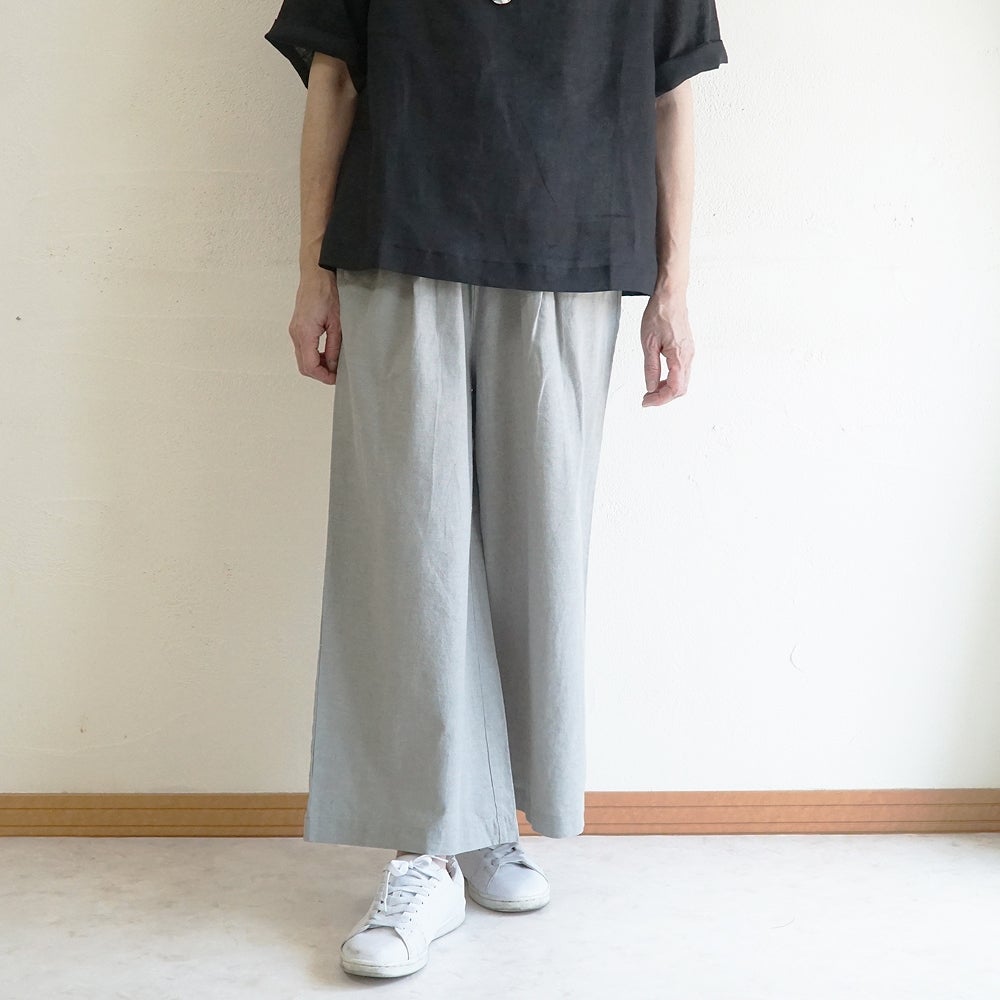 Branch m‘.,ブランチエム,ナチュラル,30代,40代,50代,60代,コットンリネン,ゆったり,パンツ,ワイドパンツ,ストレートパンツ