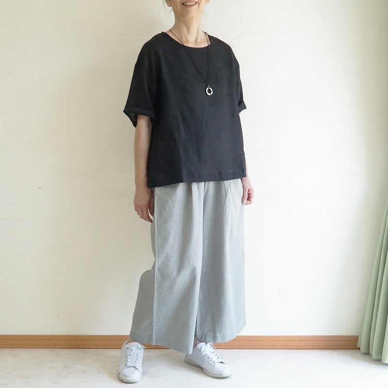 Branch m‘.,ブランチエム,ナチュラル,30代,40代,50代,60代,コットンリネン,ゆったり,パンツ,ワイドパンツ,ストレートパンツ
