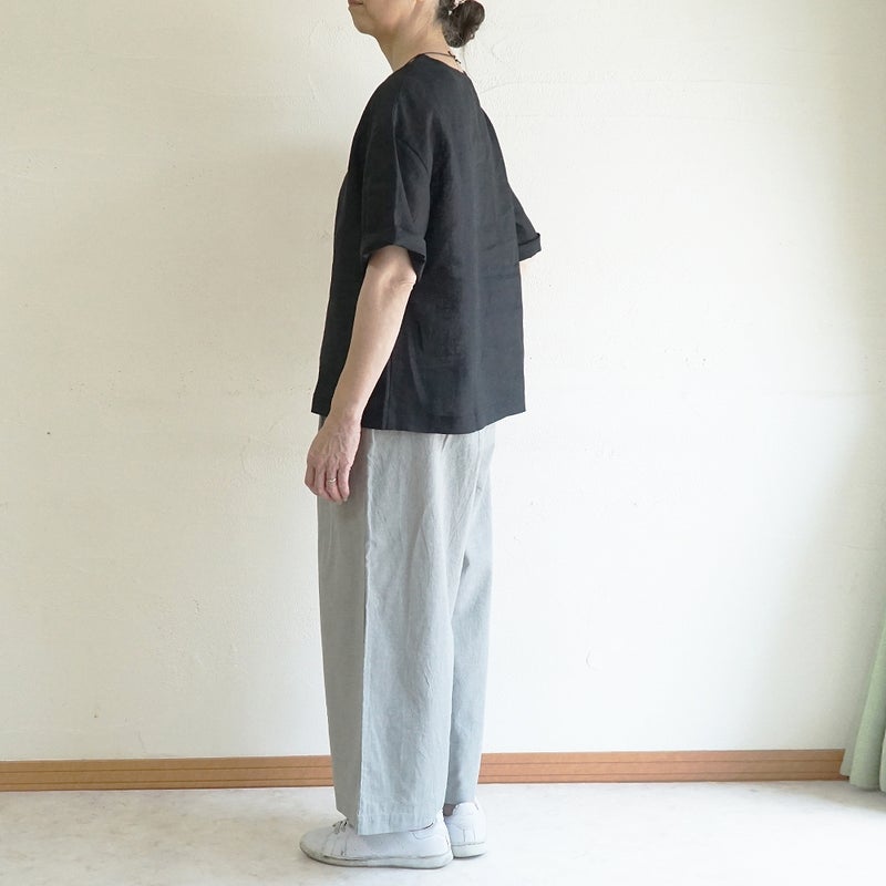 Branch m‘.,ブランチエム,ナチュラル,30代,40代,50代,60代,コットンリネン,ゆったり,パンツ,ワイドパンツ,ストレートパンツ