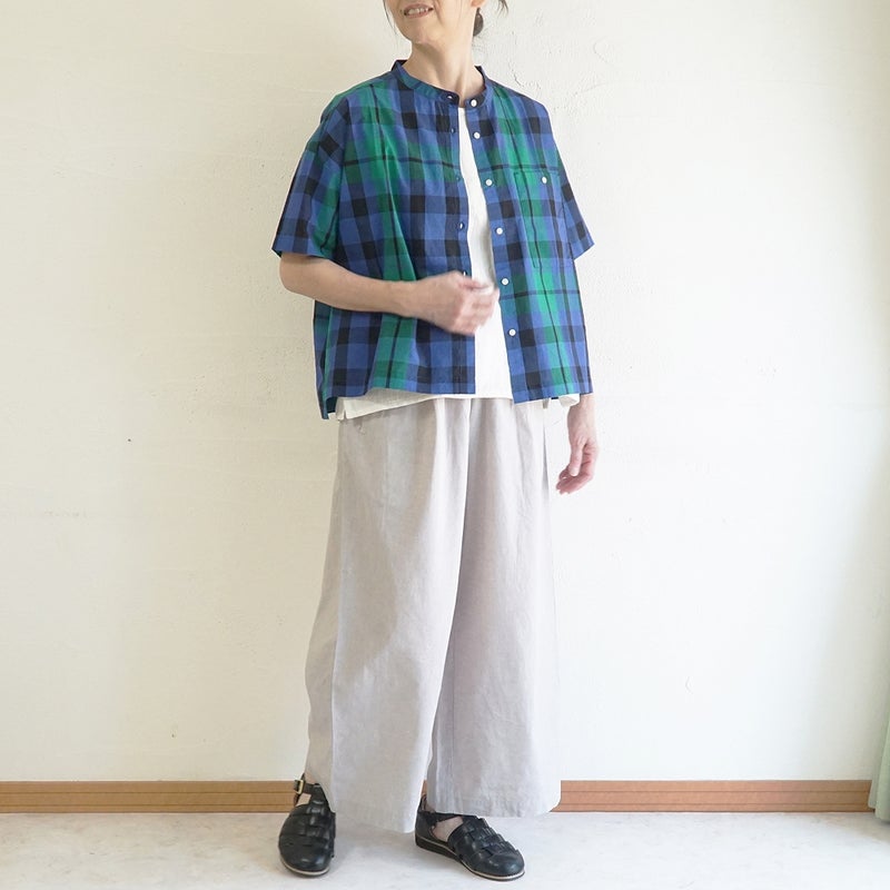 Branch m‘.,ブランチエム,ナチュラル,30代,40代,50代,60代,コットンリネン,ゆったり,パンツ,ワイドパンツ,ストレートパンツ