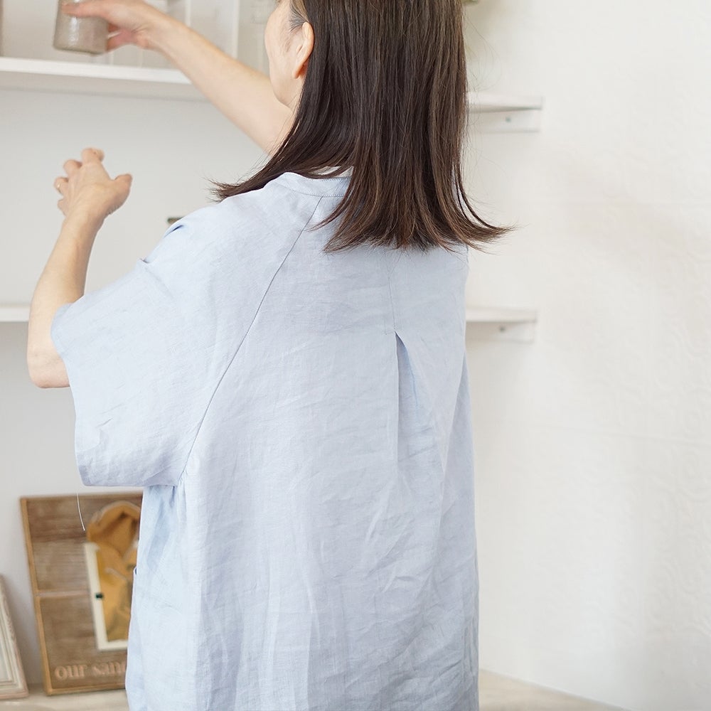 Branch m‘.,ブランチエム,ナチュラル,30代,40代,50代,60代,リネン,ゆったり,チュニック,リネンチュニック,割烹着,リネン割烹着,エプロン,リネンエプロン,チュニック,