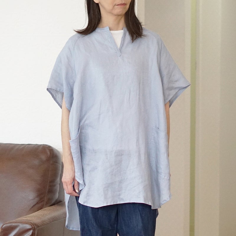 Branch m‘.,ブランチエム,ナチュラル,30代,40代,50代,60代,リネン,ゆったり,チュニック,リネンチュニック,割烹着,リネン割烹着,エプロン,リネンエプロン,チュニック,