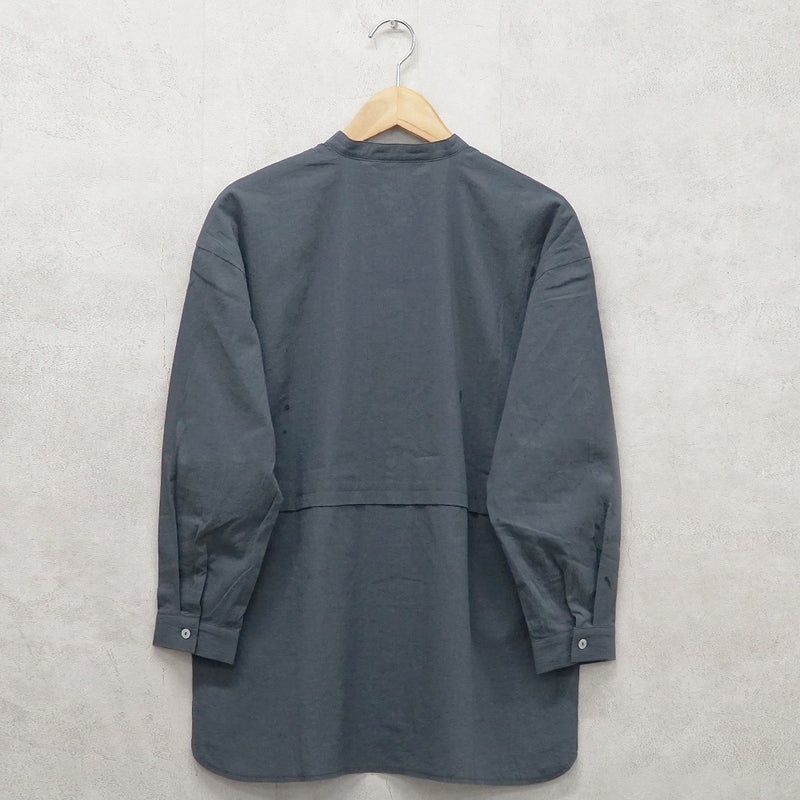 Branch m‘.,ブランチエム,ナチュラル,30代,40代,50代,60代,コットン,ゆったり,綿,ブラウス,シャツ,チュニック,チュニックブラウス,チュニックシャツ,バンドカラーブラウス,バンドカラーシャツ,バンドカラーチュニック,バンドカラー