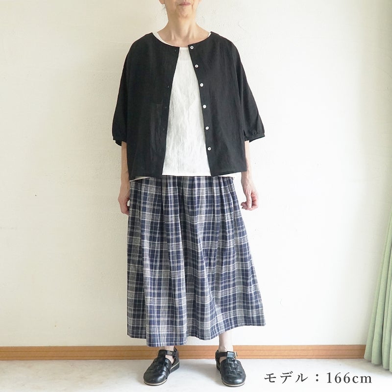 Branch m‘.,ブランチエム,ナチュラル,30代,40代,50代,60代,コットン,ゆったり,綿,ブラウス,ドルマンブラウス,コットンリネン,羽織,ドルマン,