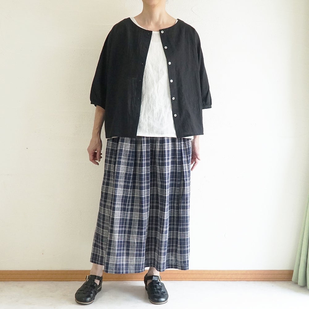 Branch m‘.,ブランチエム,ナチュラル,30代,40代,50代,60代,コットン,ゆったり,綿,ブラウス,ドルマンブラウス,コットンリネン,羽織,ドルマン,