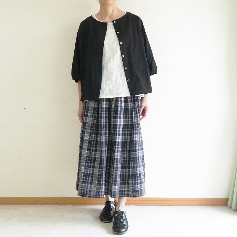 Branch m‘.,ブランチエム,ナチュラル,30代,40代,50代,60代,コットン,ゆったり,綿,ブラウス,ドルマンブラウス,コットンリネン,羽織,ドルマン,