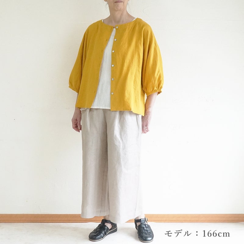 Branch m‘.,ブランチエム,ナチュラル,30代,40代,50代,60代,リネン,麻, ,ゆったり,ワイドパンツ,リネンワイドパンツ,リネンパンツ,パンツ,タックパンツ