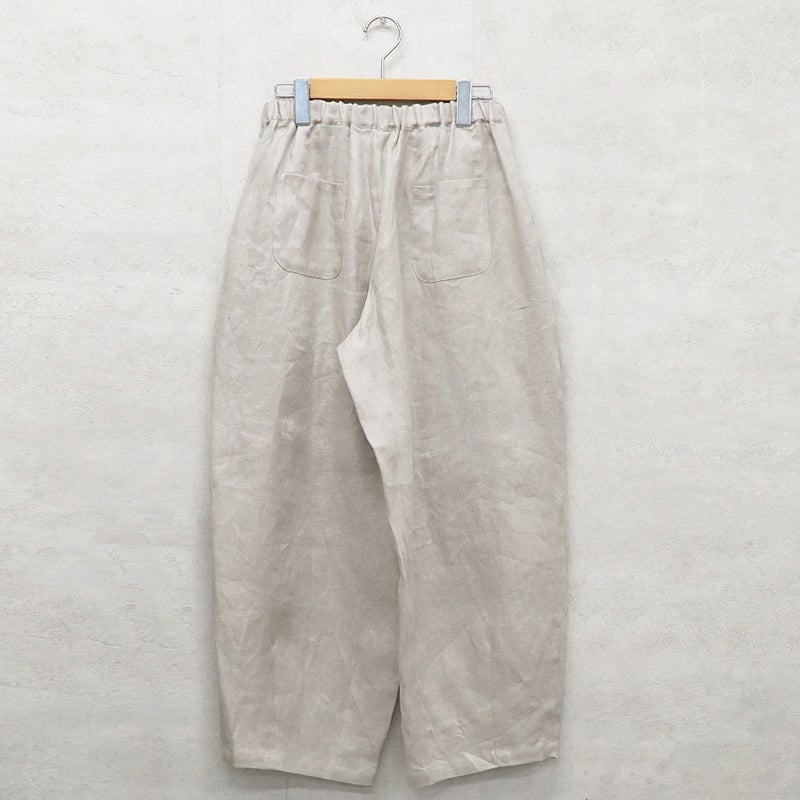 Branch m‘.,ブランチエム,ナチュラル,30代,40代,50代,60代,リネン,麻, ,ゆったり,ワイドパンツ,リネンワイドパンツ,リネンパンツ,パンツ,タックパンツ,フィグパンツ,コクーンパンツ