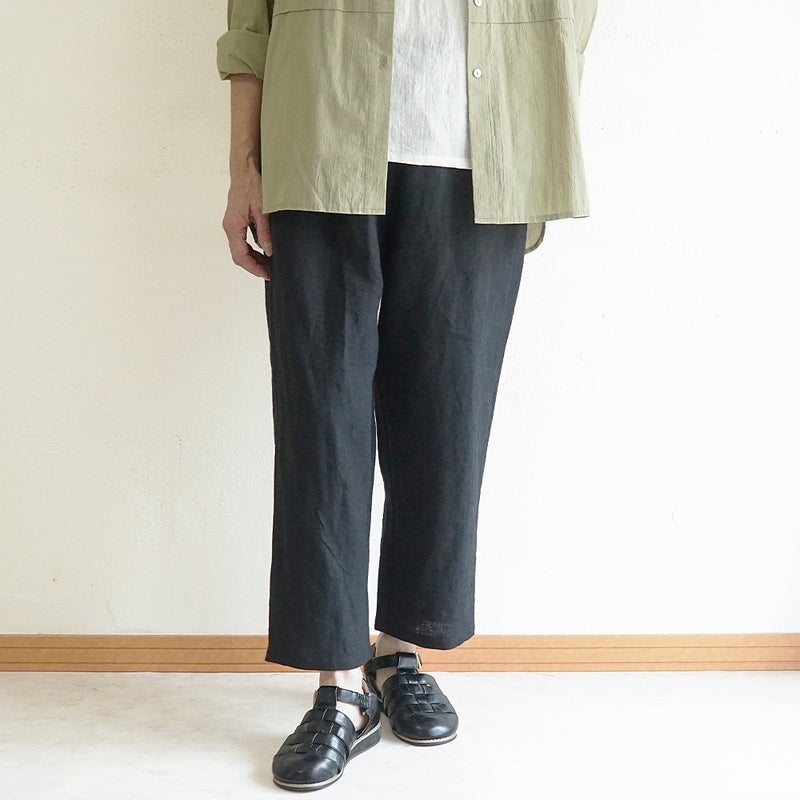 Branch m‘.,ブランチエム,ナチュラル,30代,40代,50代,60代,リネン,ゆったり,麻,pants,パンツ,テーパード,テーパードパンツ,リネンパンツ,フォーマル,オケージョン,セットアップ,