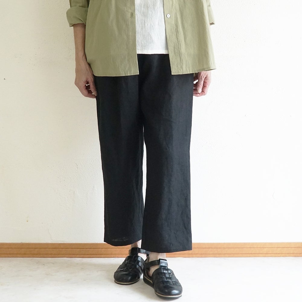 Branch m‘.,ブランチエム,ナチュラル,30代,40代,50代,60代,リネン,ゆったり,麻,pants,パンツ,テーパード,テーパードパンツ,リネンパンツ,フォーマル,オケージョン,セットアップ,
