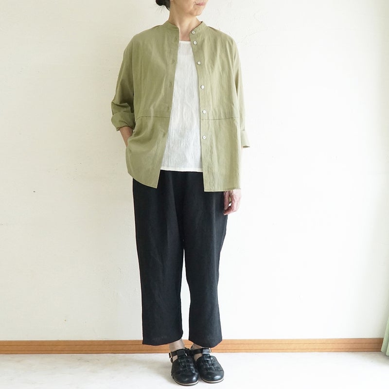 Branch m‘.,ブランチエム,ナチュラル,30代,40代,50代,60代,リネン,ゆったり,麻,pants,パンツ,テーパード,テーパードパンツ,リネンパンツ,フォーマル,オケージョン,セットアップ,