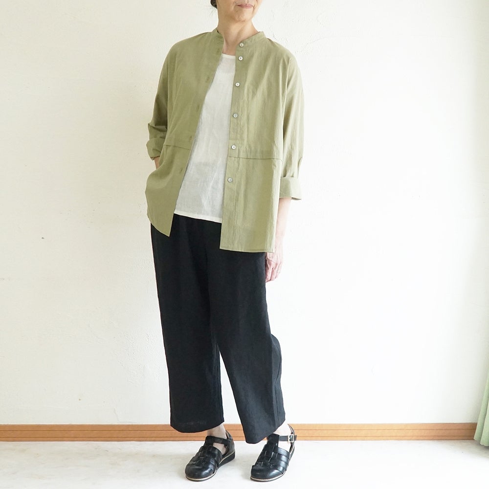 Branch m‘.,ブランチエム,ナチュラル,30代,40代,50代,60代,リネン,ゆったり,麻,pants,パンツ,テーパード,テーパードパンツ,リネンパンツ,フォーマル,オケージョン,セットアップ,