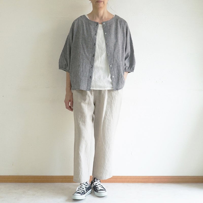 Branch m‘.,ブランチエム,ナチュラル,30代,40代,50代,60代,リネン,ゆったり,麻,pants,パンツ,テーパード,テーパードパンツ,リネンパンツ,フォーマル,オケージョン,セットアップ,