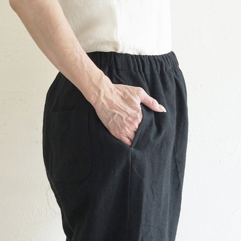Branch m‘.,ブランチエム,ナチュラル,30代,40代,50代,60代,リネン,ゆったり,麻,pants,パンツ,テーパード,テーパードパンツ,リネンパンツ,フォーマル,オケージョン,セットアップ,
