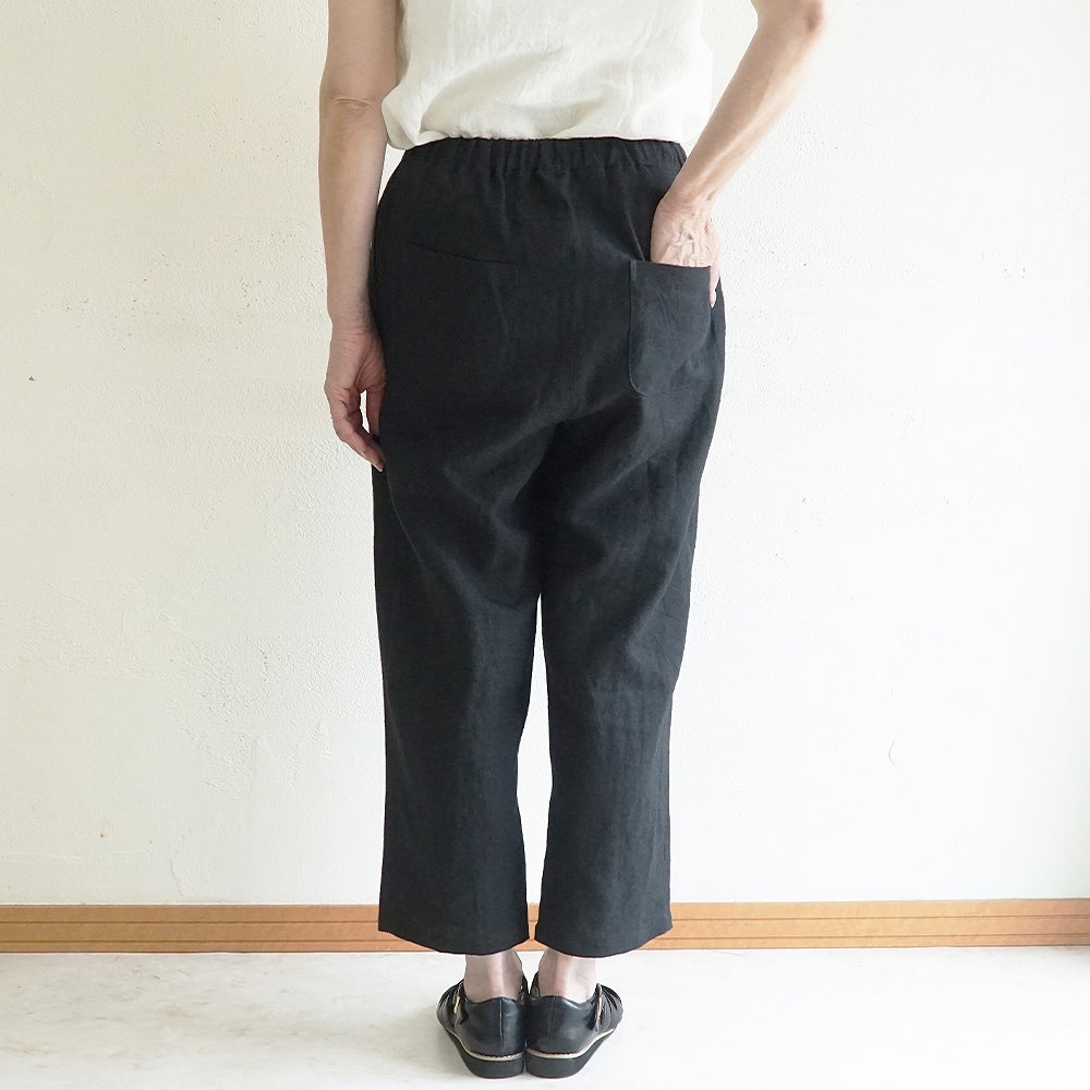 Branch m‘.,ブランチエム,ナチュラル,30代,40代,50代,60代,リネン,ゆったり,麻,pants,パンツ,テーパード,テーパードパンツ,リネンパンツ,フォーマル,オケージョン,セットアップ,