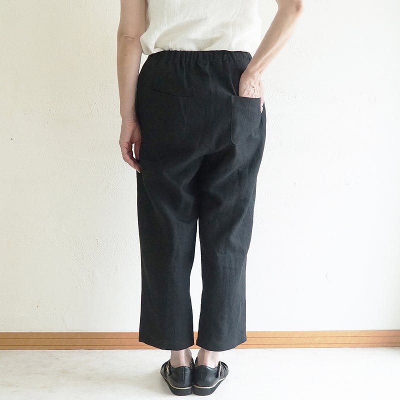 Branch m‘.,ブランチエム,ナチュラル,30代,40代,50代,60代,リネン,ゆったり,麻,pants,パンツ,テーパード,テーパードパンツ,リネンパンツ,フォーマル,オケージョン,セットアップ,