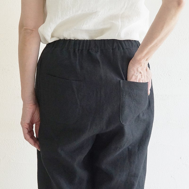 Branch m‘.,ブランチエム,ナチュラル,30代,40代,50代,60代,リネン,ゆったり,麻,pants,パンツ,テーパード,テーパードパンツ,リネンパンツ,フォーマル,オケージョン,セットアップ,