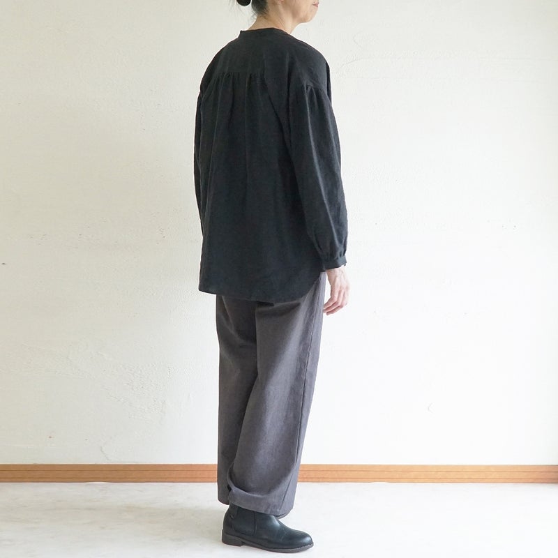 Branch m‘.,ブランチエム,ナチュラル,30代,40代,50代,60代,コットン,綿,ゆったり,パンツ, ,ベイカーパンツ,ストレートパンツ,ワイドパンツ,リネン,麻,綿麻,コットンリネン
