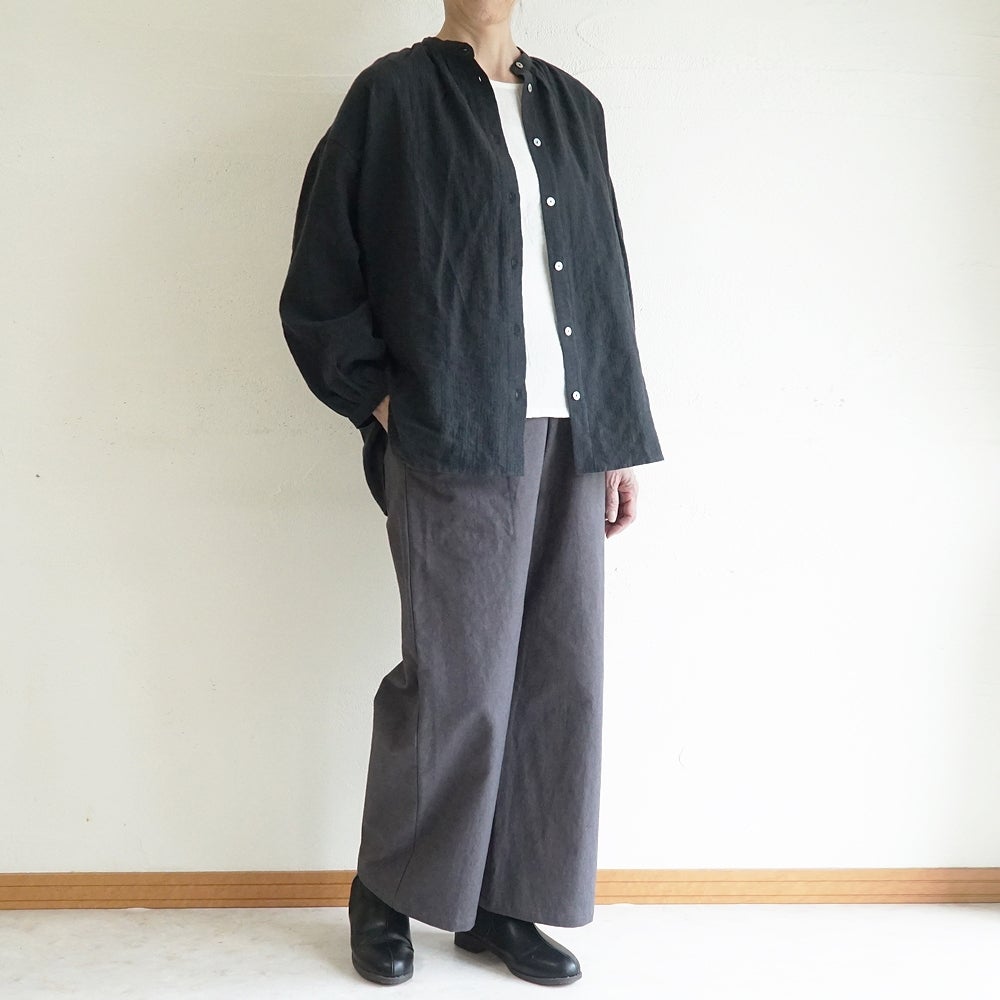 Branch m‘.,ブランチエム,ナチュラル,30代,40代,50代,60代,コットン,綿,ゆったり,パンツ, ,ベイカーパンツ,ストレートパンツ,ワイドパンツ,リネン,麻,綿麻,コットンリネン