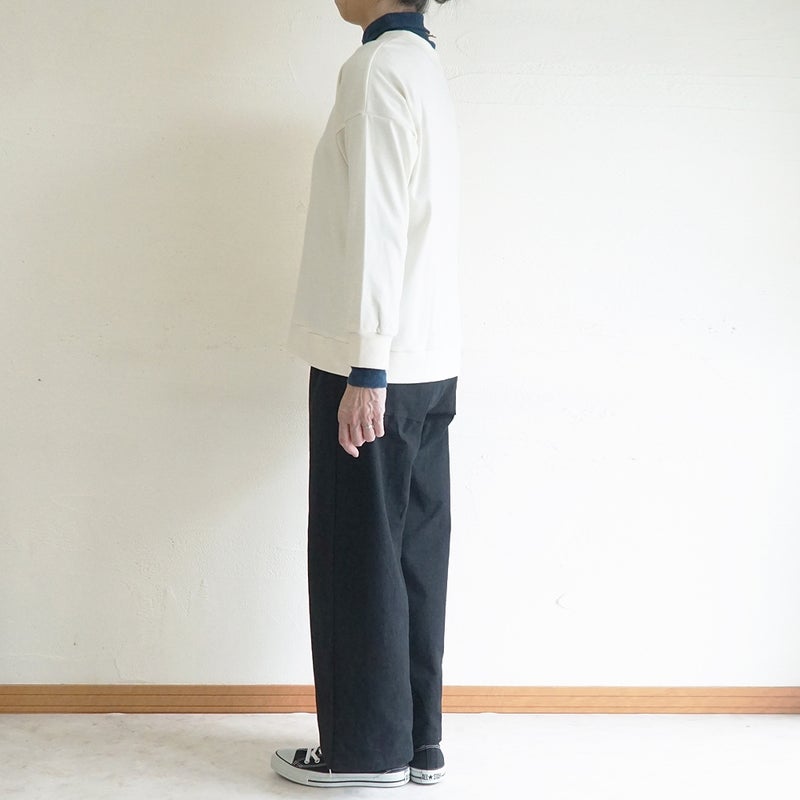 Branch m‘.,ブランチエム,ナチュラル,30代,40代,50代,60代,コットン,綿,ゆったり,パンツ, ,ベイカーパンツ,ストレートパンツ,ワイドパンツ,リネン,麻,綿麻,コットンリネン