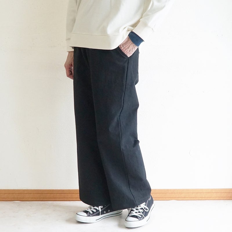 Branch m‘.,ブランチエム,ナチュラル,30代,40代,50代,60代,コットン,綿,ゆったり,パンツ, ,ベイカーパンツ,ストレートパンツ,ワイドパンツ,リネン,麻,綿麻,コットンリネン