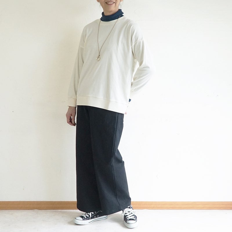 Branch m‘.,ブランチエム,ナチュラル,30代,40代,50代,60代,コットン,綿,ゆったり,パンツ, ,ベイカーパンツ,ストレートパンツ,ワイドパンツ,リネン,麻,綿麻,コットンリネン