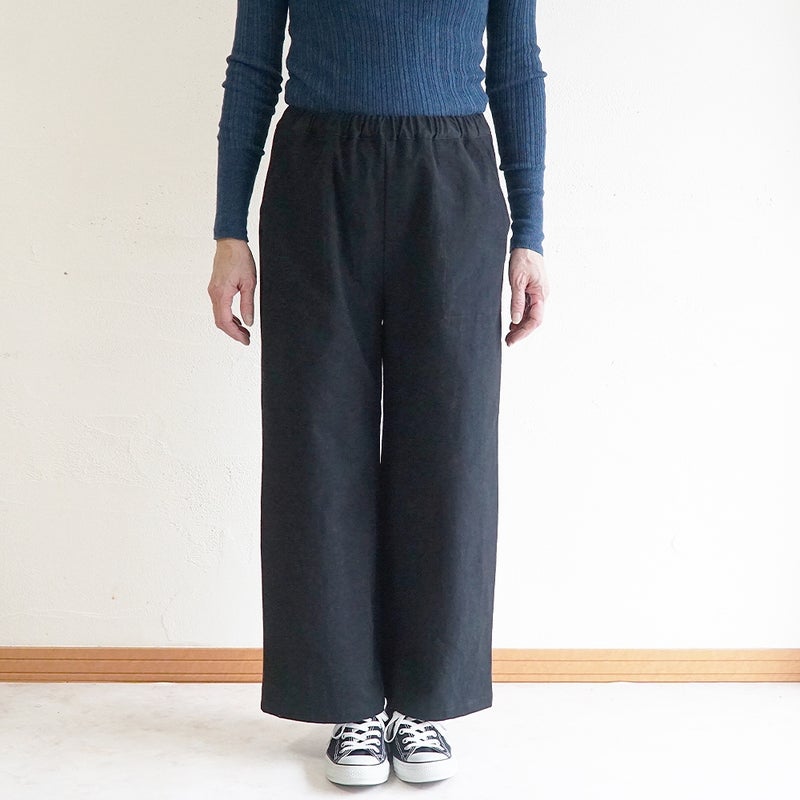 Branch m‘.,ブランチエム,ナチュラル,30代,40代,50代,60代,コットン,綿,ゆったり,パンツ, ,ベイカーパンツ,ストレートパンツ,ワイドパンツ,リネン,麻,綿麻,コットンリネン