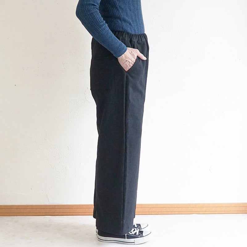 Branch m‘.,ブランチエム,ナチュラル,30代,40代,50代,60代,コットン,綿,ゆったり,パンツ, ,ベイカーパンツ,ストレートパンツ,ワイドパンツ,リネン,麻,綿麻,コットンリネン