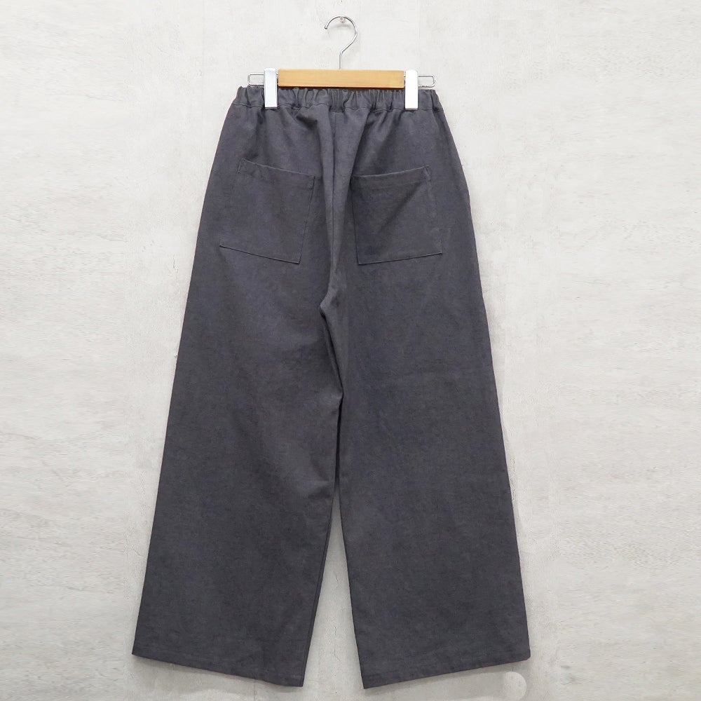 Branch m‘.,ブランチエム,ナチュラル,30代,40代,50代,60代,コットン,綿,ゆったり,パンツ, ,ベイカーパンツ,ストレートパンツ,ワイドパンツ,リネン,麻,綿麻,コットンリネン