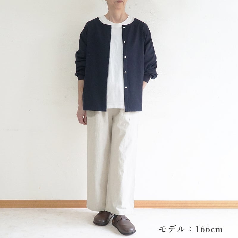 Branch m‘.,ブランチエム,ナチュラル,30代,40代,50代,60代,リネン,ゆったり,麻,コットン,綿,コットンリネン,pants,パンツ,ワイドパンツ,ストレートパンツ,サイドポケットパンツ,サイドポケット,