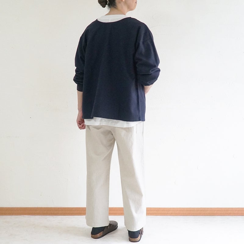 Branch m‘.,ブランチエム,ナチュラル,30代,40代,50代,60代,リネン,ゆったり,麻,コットン,綿,コットンリネン,pants,パンツ,ワイドパンツ,ストレートパンツ,サイドポケットパンツ,サイドポケット,