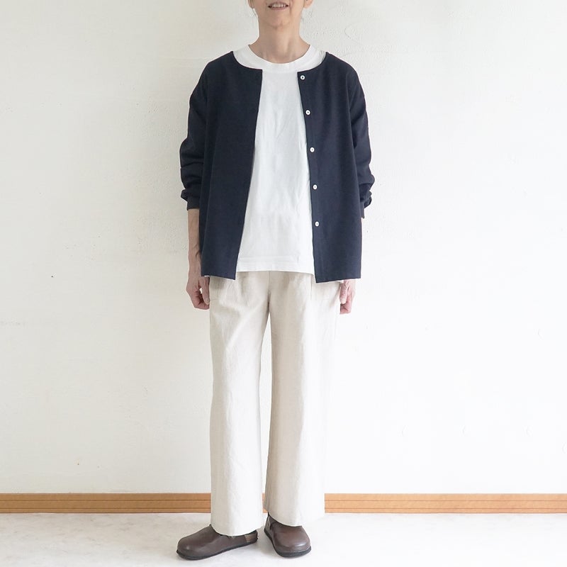 Branch m‘.,ブランチエム,ナチュラル,30代,40代,50代,60代,リネン,ゆったり,麻,コットン,綿,コットンリネン,pants,パンツ,ワイドパンツ,ストレートパンツ,サイドポケットパンツ,サイドポケット,