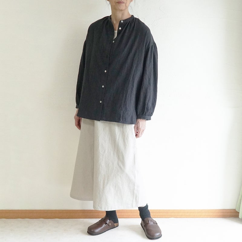 Branch m‘.,ブランチエム,ナチュラル,30代,40代,50代,60代,リネン,ゆったり,麻,スカート,リネンスカート,ナロースカート,麻,コットン,綿,コットンリネン