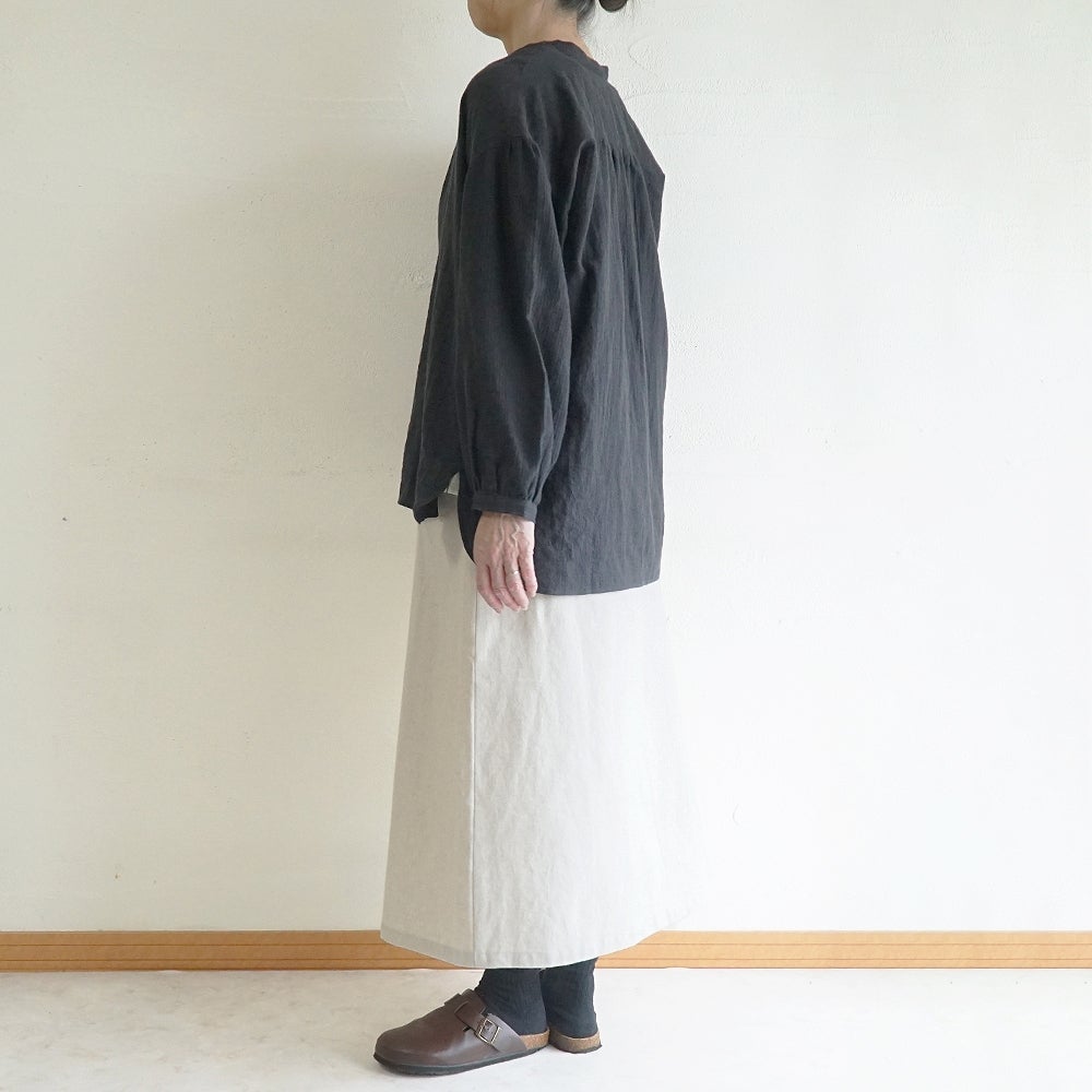 Branch m‘.,ブランチエム,ナチュラル,30代,40代,50代,60代,リネン,ゆったり,麻,スカート,リネンスカート,ナロースカート,麻,コットン,綿,コットンリネン