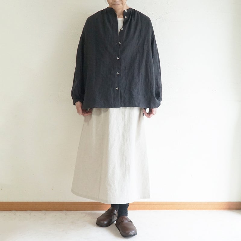 Branch m‘.,ブランチエム,ナチュラル,30代,40代,50代,60代,リネン,ゆったり,麻,スカート,リネンスカート,ナロースカート,麻,コットン,綿,コットンリネン