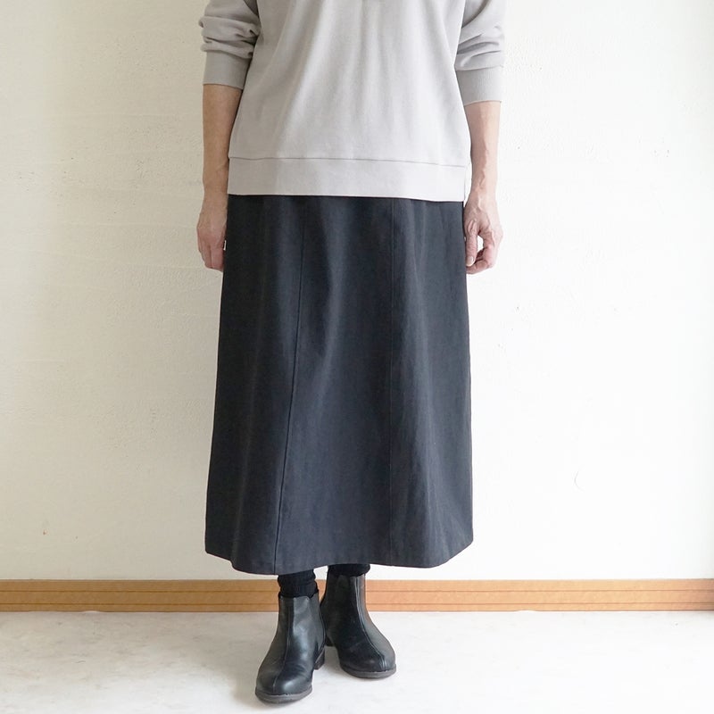 Branch m‘.,ブランチエム,ナチュラル,30代,40代,50代,60代,リネン,ゆったり,麻,スカート,リネンスカート,ナロースカート,麻,コットン,綿,コットンリネン