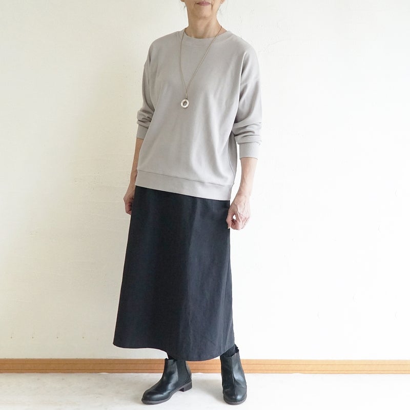 Branch m‘.,ブランチエム,ナチュラル,30代,40代,50代,60代,リネン,ゆったり,麻,スカート,リネンスカート,ナロースカート,麻,コットン,綿,コットンリネン