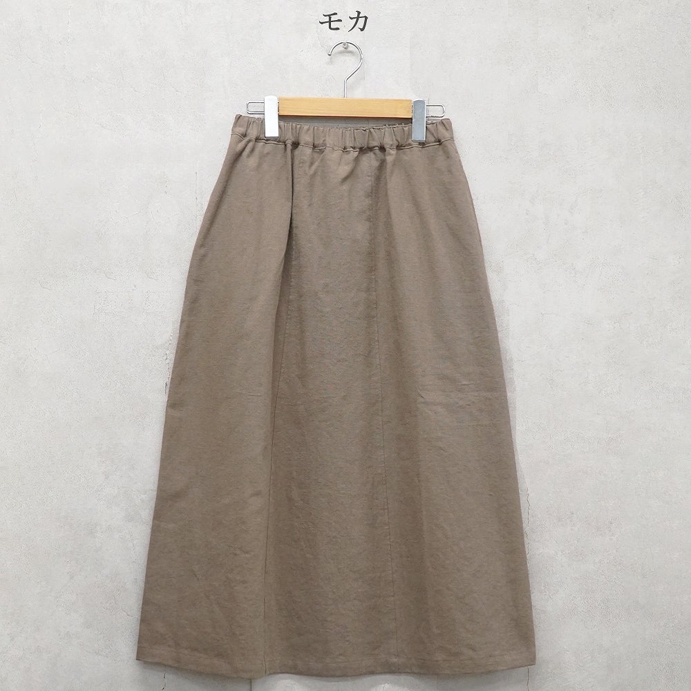 Branch m‘.,ブランチエム,ナチュラル,30代,40代,50代,60代,リネン,ゆったり,麻,スカート,リネンスカート,ナロースカート,麻,コットン,綿,コットンリネン