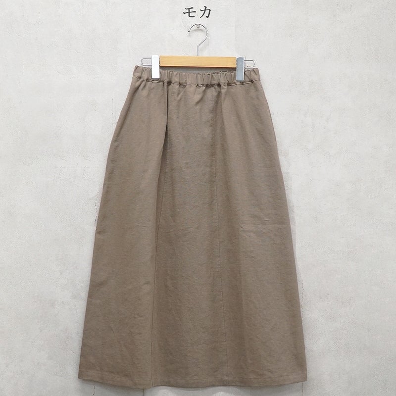 Branch m‘.,ブランチエム,ナチュラル,30代,40代,50代,60代,リネン,ゆったり,麻,スカート,リネンスカート,ナロースカート,麻,コットン,綿,コットンリネン