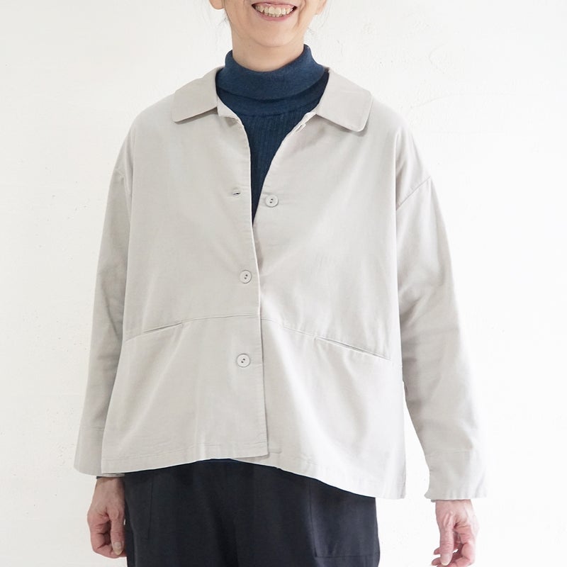 Branch m‘.,ブランチエム,ナチュラル,30代,40代,50代,60代,コットン,綿,ゆったり,ジャケット,羽織,コーデュロイ,コーデュロイジャケット,シャツジャケット