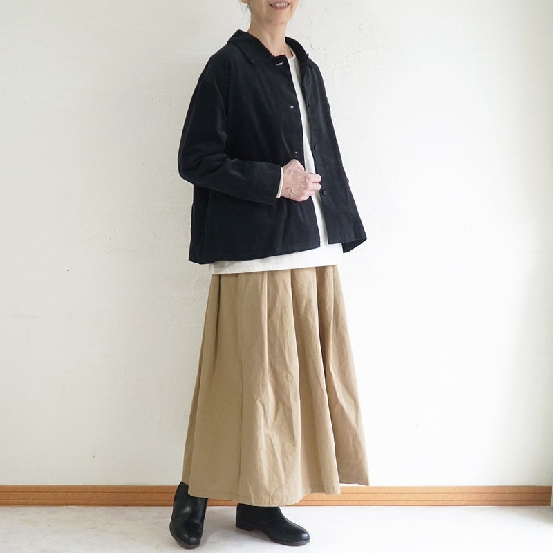 Branch m‘.,ブランチエム,ナチュラル,30代,40代,50代,60代,コットン,綿,ゆったり,ジャケット,羽織,コーデュロイ,コーデュロイジャケット,シャツジャケット